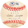 Charlie Grimm Autographed Official Little League Baseball Atlanta Braves, Chicago Cubs Vintage Signature Beckett BAS #BH038050