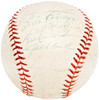 1961 New York Yankees Team Signed Autographed Official AL Baseball With 26 Signatures Including Yogi Berra Beckett BAS #AC56445