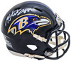 Mark Andrews Autographed Baltimore Ravens Black Speed Mini Helmet Beckett BAS Witness Stock #216988
