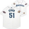 Seattle Mariners Ichiro Suzuki Autographed White Authentic Mitchell & Ness 2001 All Star Patch Jersey Size 48 IS Holo Stock #217976
