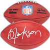 Bo Jackson Autographed Official NFL Leather Football Oakland Raiders Beckett BAS Witness Stock #218032