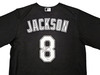 Chicago White Sox Bo Jackson Autographed Black Nike Jersey Size L Beckett BAS Witness Stock #218042