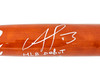 Francisco Alvarez Autographed Orange/Blue Marucci Pro Model Bat New York Mets "MLB Debut 9-30-22" Beckett BAS Witness Stock #218047