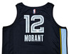 Memphis Grizzlies Ja Morant Autographed Dark Blue Nike Icon Edition Swingman Jersey Size 52 Beckett BAS QR Stock #218579