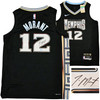 Memphis Grizzlies Ja Morant Autographed Black Nike City Edition Swingman Jersey Size 52 Beckett BAS QR Stock #218586