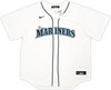 Seattle Mariners Cal Raleigh Autographed White Nike Jersey Size XL Fanatics Holo Stock #218611