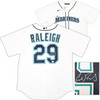 Seattle Mariners Cal Raleigh Autographed White Nike Jersey Size L Fanatics Holo Stock #218612