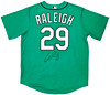 Seattle Mariners Cal Raleigh Autographed Teal Nike Jersey Size L Fanatics Holo Stock #218614