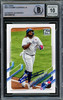 Vladimir Guerrero Jr. Autographed 2021 Topps Card #224 Toronto Blue Jays Auto Grade Gem Mint 10 Beckett BAS Stock #218653