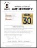 Golden State Warriors Stephen Curry Autographed Framed Yellow Nike Swingman Jersey Beckett BAS Stock #218633