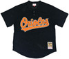 Baltimore Orioles Cal Ripken Jr. Autographed Black Mitchell & Ness Authentic Batting Proactive BP Jersey Size L "HOF 2007" Fanatics Holo Stock #218729