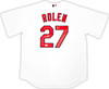 St. Louis Cardinals Scott Rolen Autographed White Nike Jersey Size L Beckett BAS Witness Stock #218754