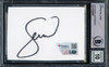 Serena Williams Autographed 2.5x3.5 Cut Signature Auto Grade Gem Mint 10 Black Beckett BAS #15860999