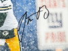 Aaron Rodgers Autographed 16x20 Photo Green Bay Packers Snow Game Fanatics Holo Stock #218712
