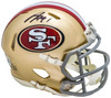 Arik Armstead Autographed San Francisco 49ers Gold Speed Mini Helmet Beckett BAS Witness Stock #218752