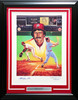 Mike Schmidt Autographed Framed 18x24 Lithograph Photo Philadelphia Phillies With Artist Proof #513/1500 Beckett BAS #AC41243