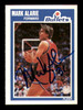 Mark Alarie Autographed 1989-90 Fleer Card #157 Washington Bullets SKU #219167