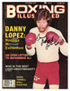 Danny Lopez Autographed Boxing Illustrated Magazine "Little Red" Beckett BAS QR #BH26963