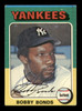 Bobby Bonds Autographed 1975 Topps Card #55 New York Yankees SKU #219103