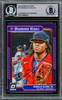 Ronald Acuna Jr. Autographed 2021 Donruss Optic Diamond Kings Card #16 Atlanta Braves Beckett BAS #15866518