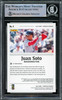 Juan Soto Autographed 2020 Panini Chronicles Card #4 New York Yankees Beckett BAS #15866916
