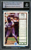 Kirby Puckett Autographed 1989 Upper Deck Card #376 Minnesota Twins Beckett BAS #15866724