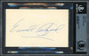 Emmett Ashford Autographed 3x5 Index Card Umpire Beckett BAS #15867656