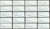 Lot of 20 Willie McCovey Autographed 3x6 Checks San Francisco Giants SKU #219427