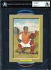 Roy Campanella Autographed 1985 Perez Steele Great Moments Card Brooklyn Dodgers Beckett BAS #15884911