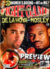 Oscar De La Hoya & "Sugar" Shane Mosley Autographed Fight Game Magazine Beckett BAS #BH29269