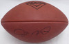 Joe Montana Autographed Collectors Choice NFL Leather Football San Francisco 49ers Beckett BAS #BJ25174