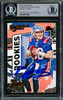 Mac Jones Autographed 2021 Donruss Gridiron Kings Rookie Card #RGK-MJO New England Patriots Beckett BAS Stock #220335