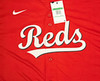 Cincinnati Reds Elly De La Cruz Autographed Red Nike Jersey Size XL Beckett BAS Witness Stock #220227