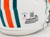 Bob Griese Autographed 1972 Miami Dolphins Throwback White Speed Mini Helmet Beckett BAS Witness Stock #220467