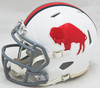 Thurman Thomas Autographed 65-73 Buffalo Bills Throwback White Speed Mini Helmet Beckett BAS Witness Stock #220472