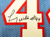 Houston Oilers Run & Shoot Autographed Baby Blue Jersey With 5 Signatures Including Warren Moon Beckett BAS Witness Stock #220384