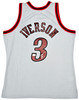 Philadelphia 76ers Allen Iverson Autographed Grey Authentic Mitchell & Ness 1997-98 HWC Swingman Jersey Size L Beckett BAS Witness Stock #220429