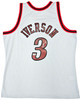 Philadelphia 76ers Allen Iverson Autographed Grey Authentic Mitchell & Ness 1997-98 HWC Swingman Jersey Size XL Beckett BAS Witness Stock #220430