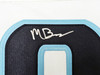Seattle Kraken Matty Beniers Autographed White Adidas PrimeGreen Jersey Size 54 "2023 Calder 24G-33A-57PTS" #/50 Fanatics Holo Stock #220432