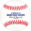 Official Hall Of Fame HOF Logo MLB Unsigned Baseball Stock #220448