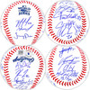 2022 World Series Champion Houston Astros Team Signed Autographed Official 2022 World Series Logo MLB Baseball With 21 Total Signatures Including Jose Altuve & Yordan Alvarez Beckett BAS Witness Stock #220461