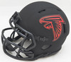 Drake London Autographed Atlanta Falcons Eclipse Black Speed Mini Helmet Beckett BAS QR Stock #220388