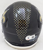 Drew Brees Autographed New Orleans Saints 2022 Alternate Black Speed Mini Helmet "SB XLIV MVP" Beckett BAS Witness Stock #220586