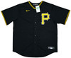 Pittsburgh Pirates Oneil Cruz Autographed Black Nike Jersey Size XL "MLB Debut 10-2-21" Beckett BAS QR Stock #220601