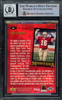 Joe Montana Autographed 1995 Upper Deck Collector's Choice Chronicles Card #JM1 San Francisco 49ers Auto Grade Gem Mint 10 Beckett BAS Stock #220767