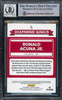 Ronald Acuna Jr. Autographed 2022 Donruss Diamond Kings Card #16 Atlanta Braves Auto Grade Gem Mint 10 Beckett BAS Stock #220719