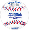 Kyle Tucker Autographed Official 2022 All Star Game Logo MLB Game Baseball Houston Astros Beckett BAS Witness Stock #220572