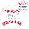 Jose Altuve Autographed Official MLB Baseball Houston Astros "Cycle 8-28-23" Beckett BAS Witness Stock #220568