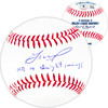 Jose Altuve Autographed Official MLB Baseball Houston Astros "HR 4 Straight Innings" Beckett BAS Witness Stock #220569