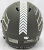 Jaxon Smith-Njigba Autographed Seattle Seahawks Camo Brown Full Size Replica Speed Helmet Fanatics Holo Stock #220844